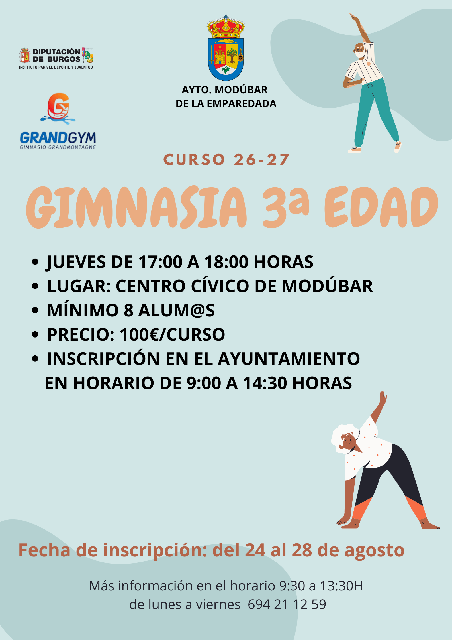 CURSO DE GIMNASIA 3ª EDAD