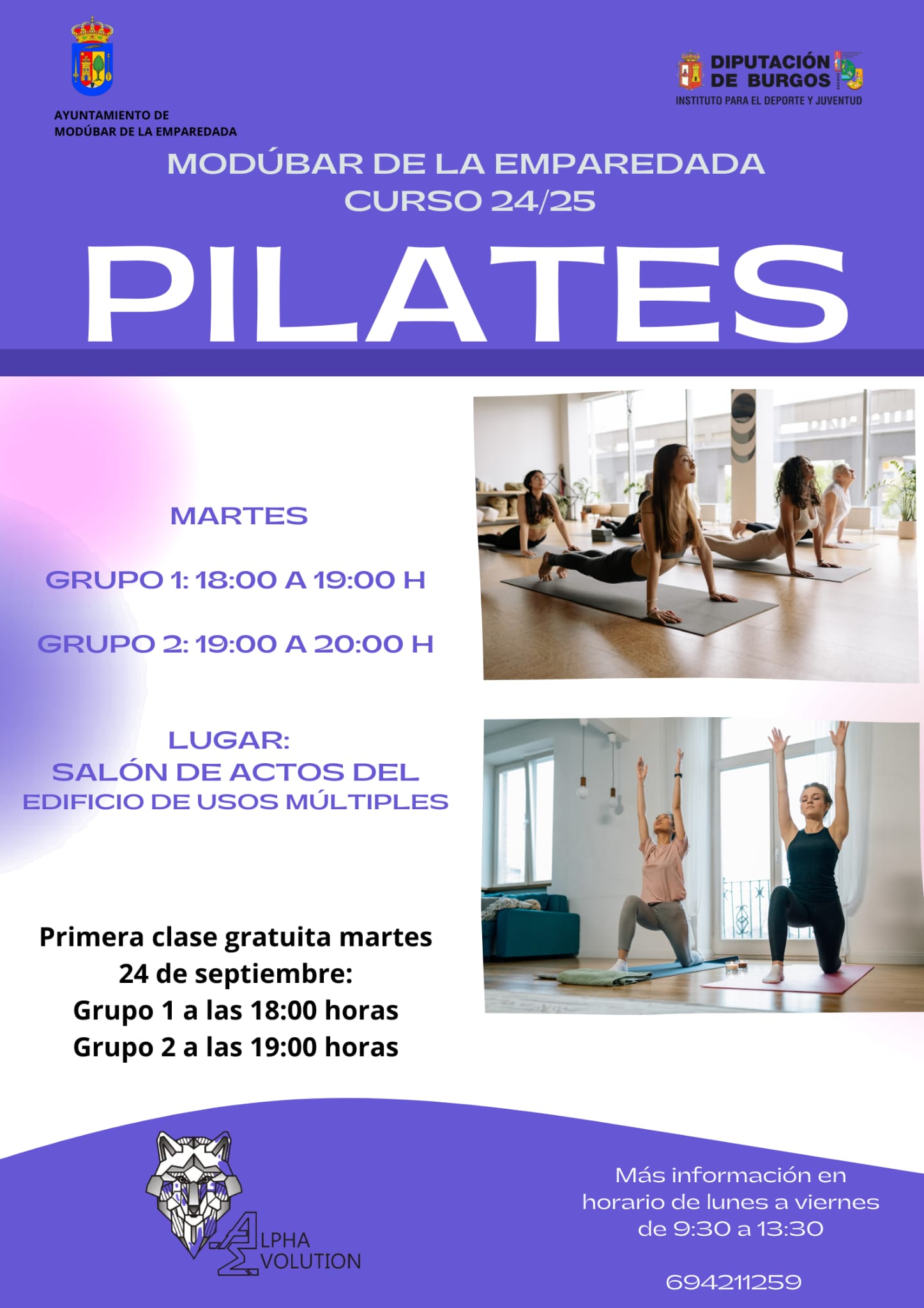 INICIO CURSO DE PILATES