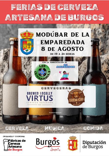 FERIA DE LA CERVEZA ARTESANA DE BURGOS EN MODÚBAR DE LA EMPAREDADA