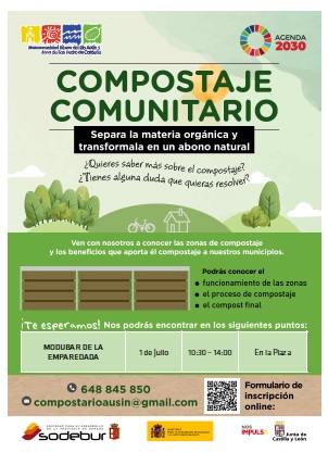 ACTIVIDAD INFORMATIVA  "PROYECTO DE COMPOSTAJE COMUNITARIO DEL AYUNTAMIENTO DE MODÚBAR DE LA EMPAREDADA"